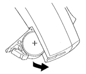 Image of BTE hearing aid battery compartment. ear-zone blog on parts of a hearing aid