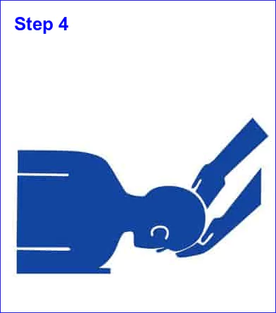 Blog image: Epley Maneuver step 4 by ear-zone.com