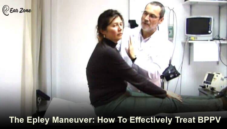 Feature image of blog on Epley Maneuver by ear-zone.com